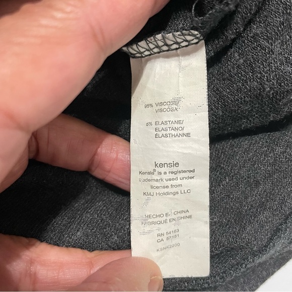 Kensie Dark Gray zipper Drape Duster
Cardigan Women's Size Large - Picture 8 of 11